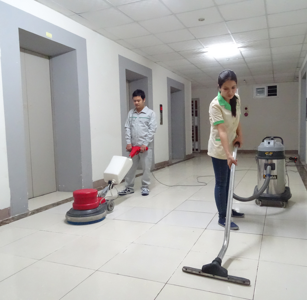 Dịch vụ vệ sinh toà nhà tại Nha Trang uy tín chất lượng