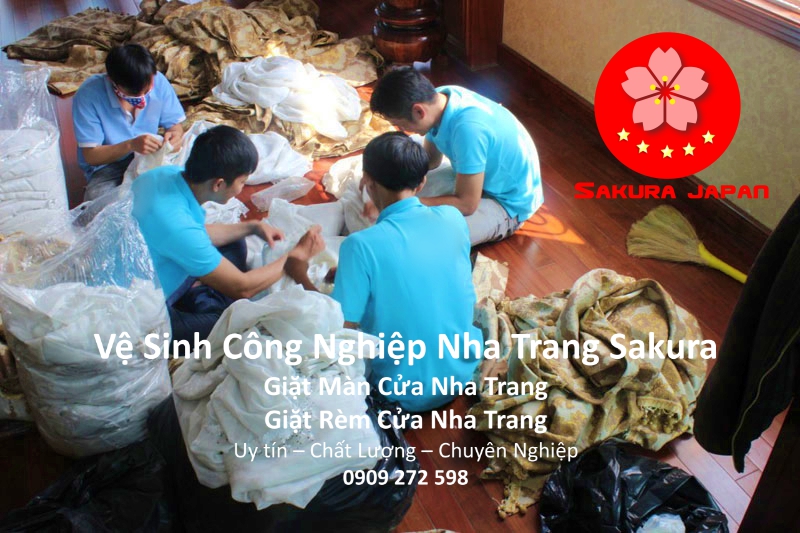 Giặt Rèm cửa Màn cửa Nha Trang uy tín chuyên nghiệp