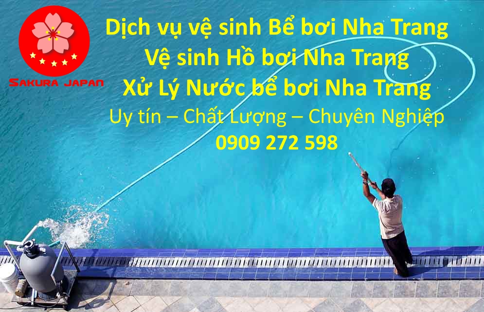 Dịch vụ vệ sinh hồ bơi Nha Trang vệ sinh Bể Bơi Nha Trang Chuyên Nghiệp 