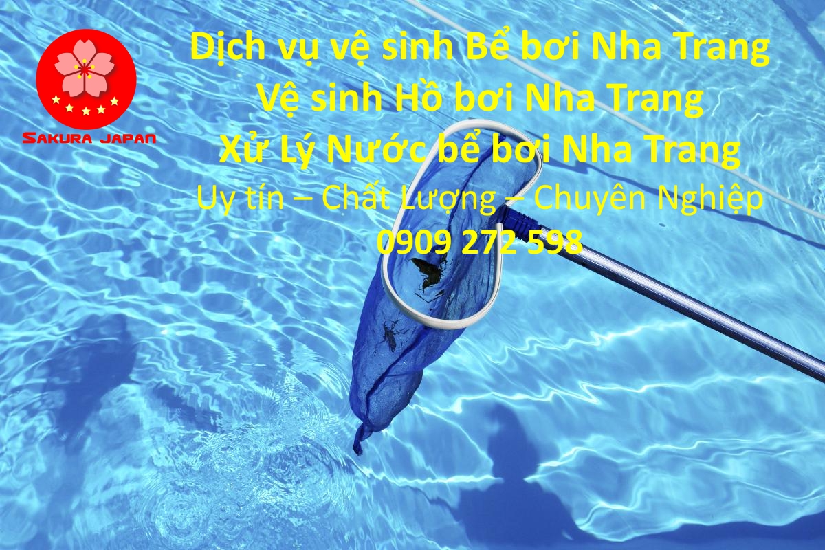 Dịch vụ vệ sinh hồ bơi Nha Trang uy Tín