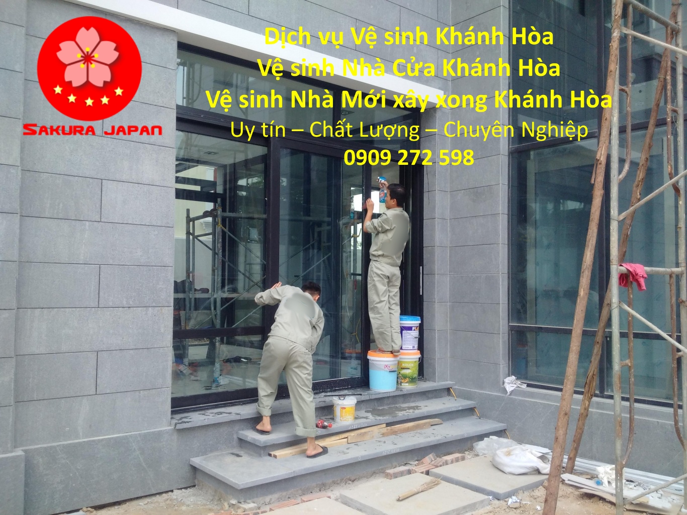 Dịch vụ vệ sinh Nhà cửa trọn gói Khánh Hòa