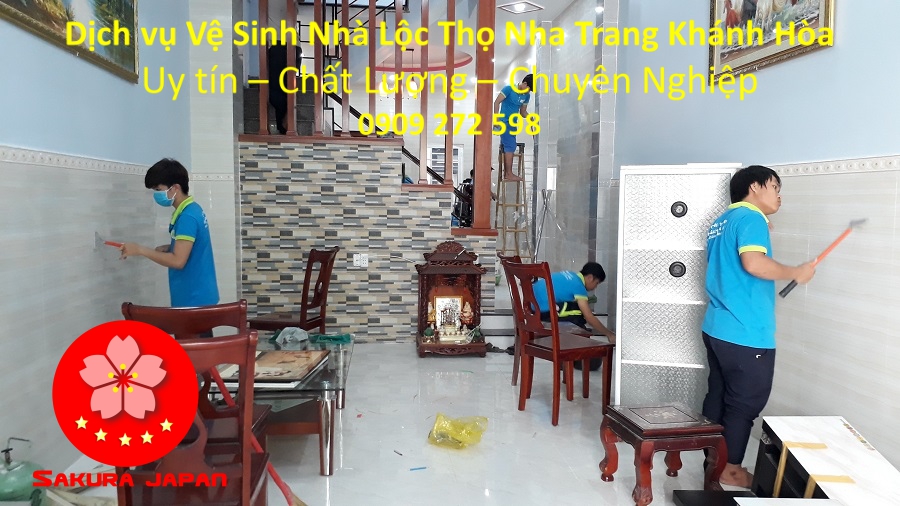 Vệ Sinh Nhà Lộc Thọ Nha Trang Khánh Hòa Chuyên Nghiệp