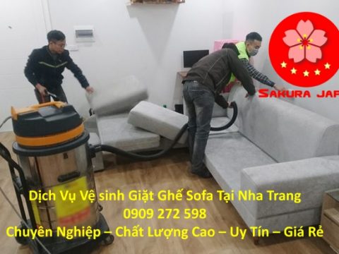 Giặt Ghế Sofa Chuyên Nghiệp Tại Nha Trang