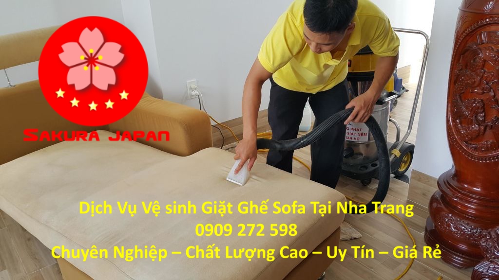 Dịch vụ Giặt Vệ Sinh Ghế Sofa tại Nha Trang Uy Tín Nhất