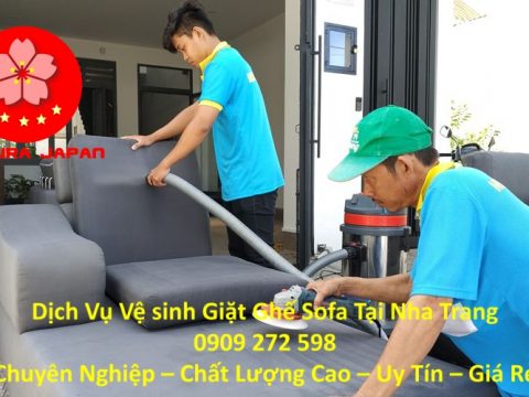Dịch vụ Giặt Vệ Sinh Ghế Sofa tại Nha Trang