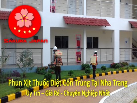 Phun Xịt Thuốc Diệt Côn Trùng Tại Nha Trang